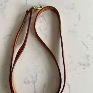 Authentic Louis Vuitton vachetta cross body strap